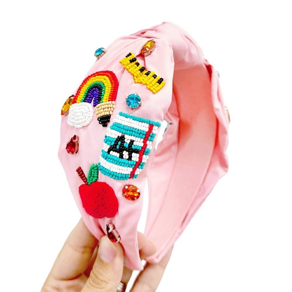 Teacher Life Beaded Headband